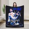 Плед Aitanaed Singer Испанское искусство Теплый Мягкий Эстетичный Плюшевый Плед для Путешествий на Открытом Воздухе Фланелевая Простыня Покрывало для Кровати