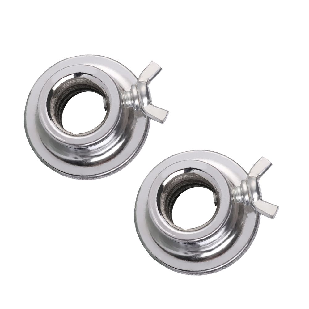 Durable Weight Gym Dumbbell Spinlock Collars Spin Lock Screw Check Nut Barbell Bar Clips