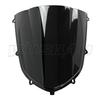 Двойной мотоциклетный ветровик WindScreen Screen Для Kawasaki Z750S Z 750S Z750 S 2004 2005 2006 2007 Черный Иридий Хром