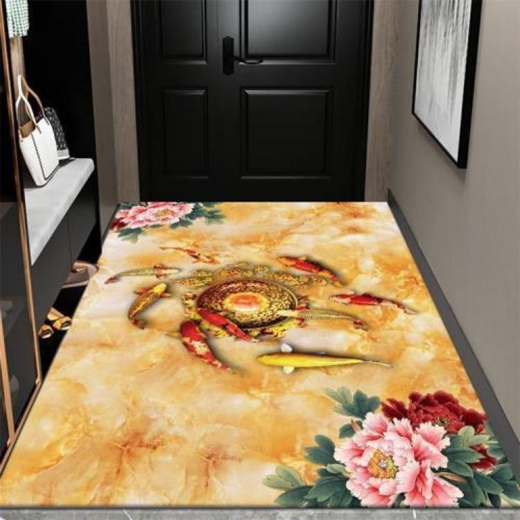 Новый китайский стиль гостиной большой площади ковер вход спальня ковер противоскользящий и устойчивый к грязи