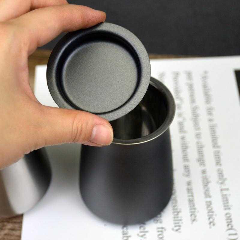Reusable 3 In 1 Coffee Powder Filter Powder Cup Sieve Cocoa Flour Dustproof Grinder Barista Tools
