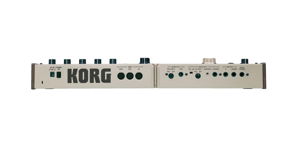 KORG Analog Modeling Synthesizer Vocoder microKORG Compact Battery Operated 37 Keys Adapter Microphone Included