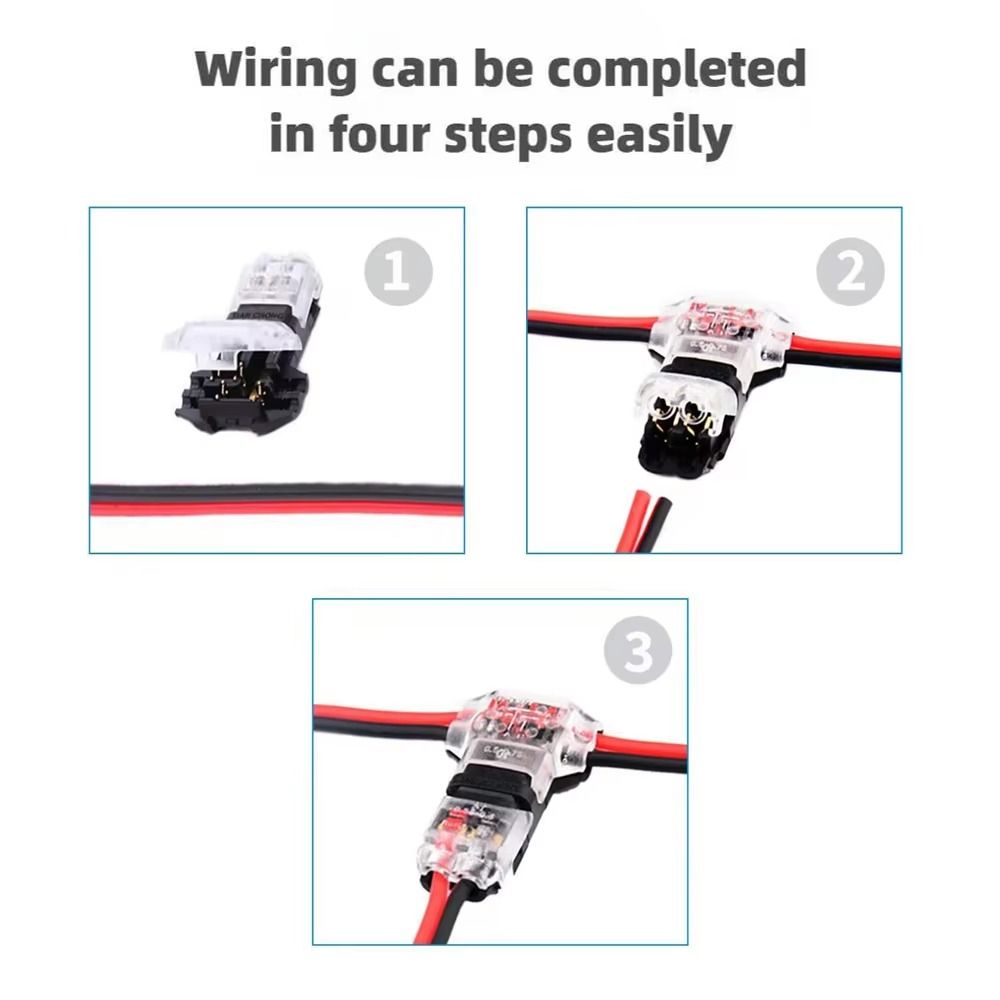 10 шт. для кабелей 18-22 AWG Низковольтный Разъем для Проводки Осветительные Установки