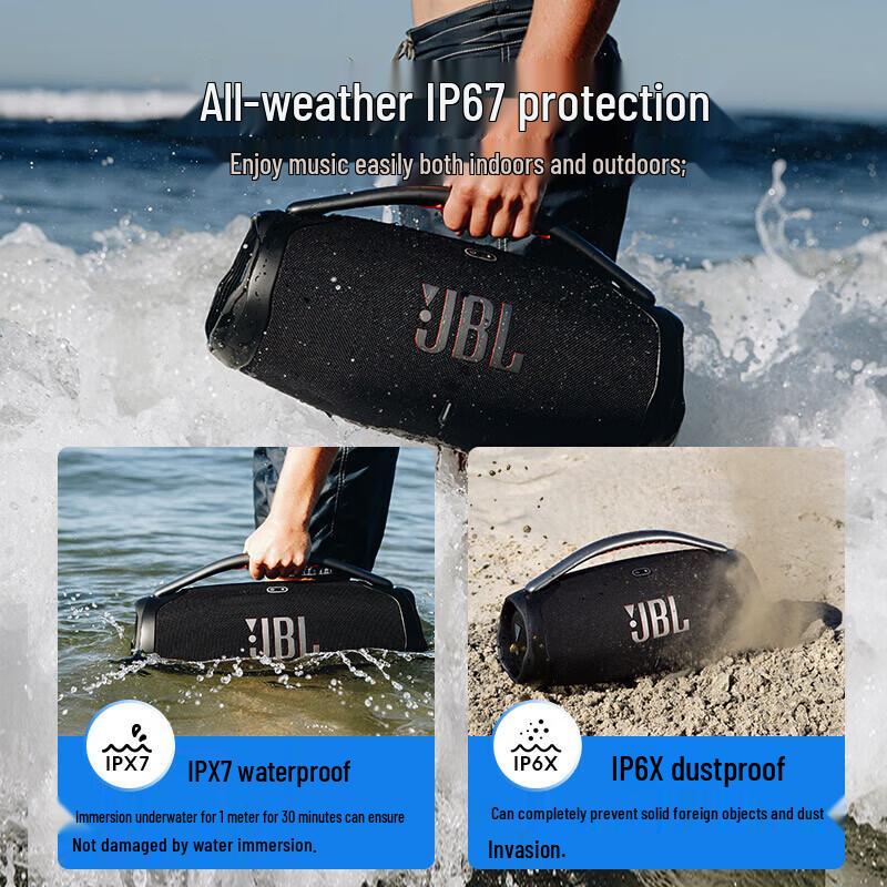 JBL Boombox 3 Portable Bluetooth Speaker