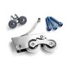 Sliding Door Roller Double Wheel Wardrobe Door Pulley Roller Silent Sliding Wheel Casement Pulley Cabinet Sliding Wheel Hardware