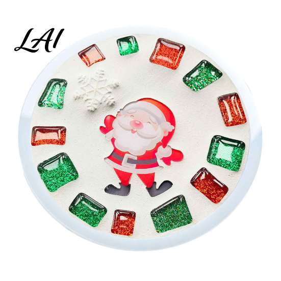 Unique Holiday Table Setting DIY Acrylic Coaster Making Kit Christmas Theme Decorative Craft Waterproof Craft Kit Creative Mat for And Parent-child