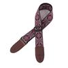 Multi-Color Guitar Strap Embroidery Adjustable Neck Strap Durable Bass Strap  for Bass Guitar