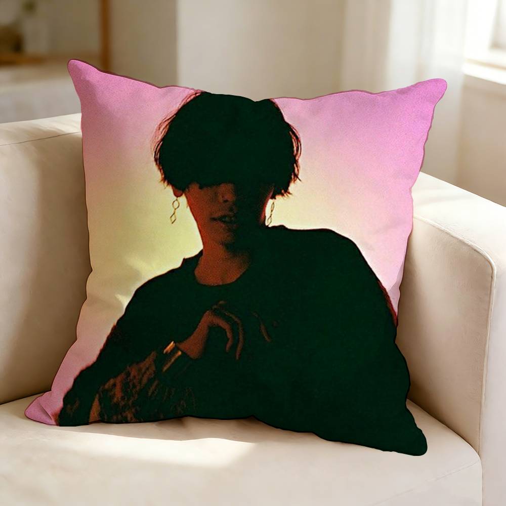 Allround music producer KKenshi YYonezu Square DoubleSided printed Pillow Case Bedroom Bedside Pillow Sofa Cushion Cover