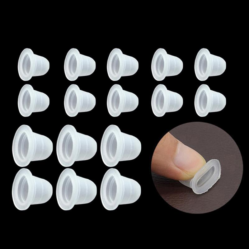 100Pcs Microblading Tattoo Ink Cups Permanent Makeup Pigment Holder Containers