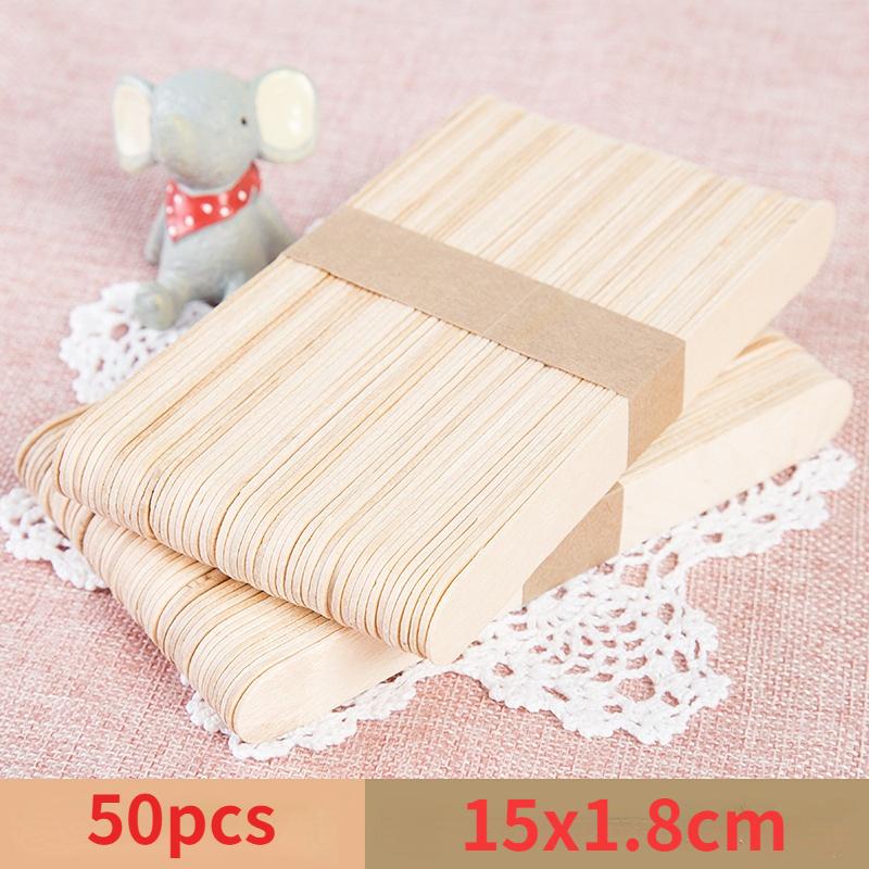 Художественные креативные 50 шт., деревянные палочки «сделай сам», ручные поделки, палочки для мороженого, красочные развивающие игрушки для детей, материал ручной работы, подарок для детей