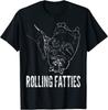 Футболка унисекс Rollin Fatties Funny Fat Kitty Cat
