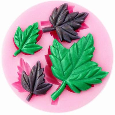 Новый DIY кленовый лист силиконовые формы для выпечки кексов Рождество 3D помадка инструменты для украшения торта Gumpaste Choc