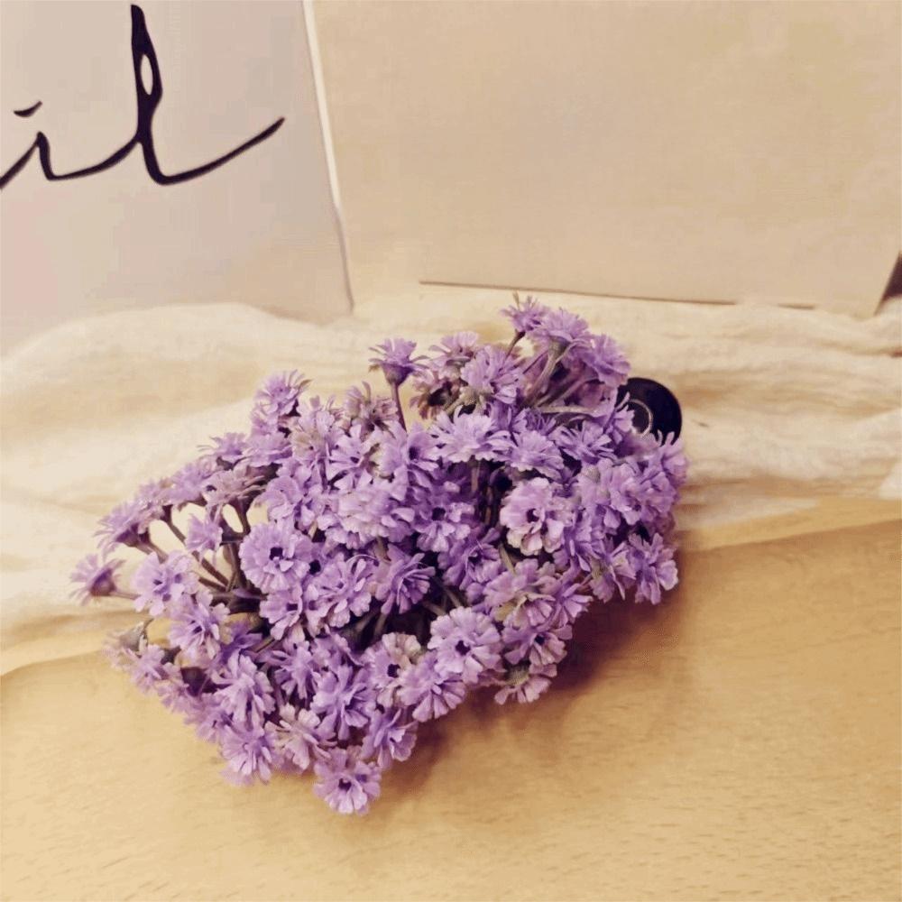 Bohemian Starry Sky Flower Hair Clip Sweet Thai Hairpin Headwear Floral Side Clip Female