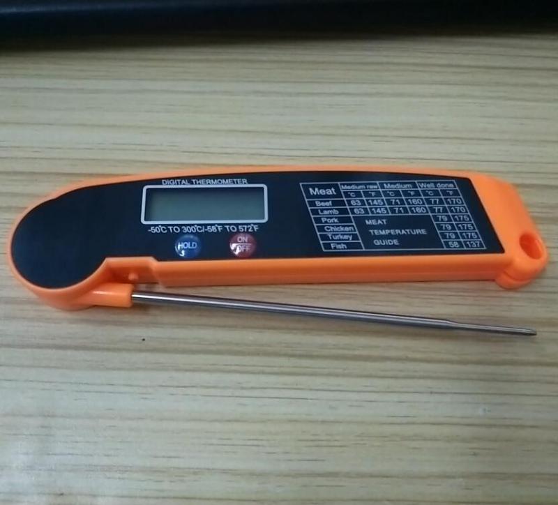 Цифровой термометр для еды oldable для мяса, воды, молока, приготовления пищи, зонд для жарки, барбекю, термометр для духовки, кухонный инструмент