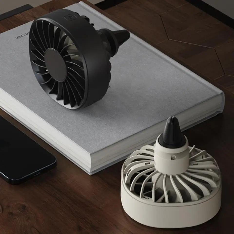 Автомобильный вентилятор для вытяжки воздуха, портативный вентилятор для автомобилей, грузовиков, охлаждающее устройство, 3 регулируемые скорости ветра, зарядка через USB, мини-вентилятор для вентиляционного отверстия/дома/офиса
