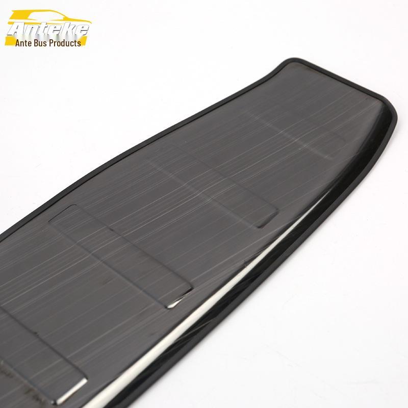 MKX Rear Guard Plate Sequins - Stainless Steel Tailgate Trunk Protection Pedal Decorative Sticker Accessory