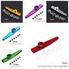 Party Aluminum Gift Children Kids Kazoo Flute 5 Pcs Diaphragm Harmonica Metal