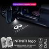 Car HD Projector Lamp LED Auto Door Welcome Light For Infiniti QX50 QX70 QX80 M25 FX37 FX50 G37 G25 Q50 Q60 Q70 Accessories gttws5