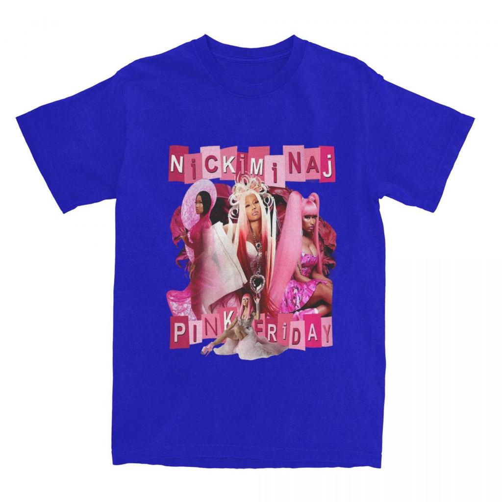 Унисекс Женская Футболка с Логотипом Турне Ники Минаж Аксессуары Pink Friday Концерт Чистый Хлопок Футболка Одежда Новинка Футболки Взрослый
