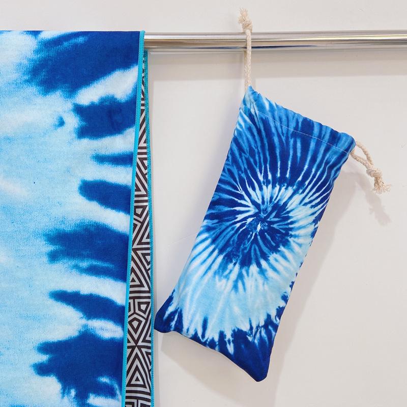 2025 Пляжное полотенце на шнурке и быстросохнущая сумка для банного полотенца