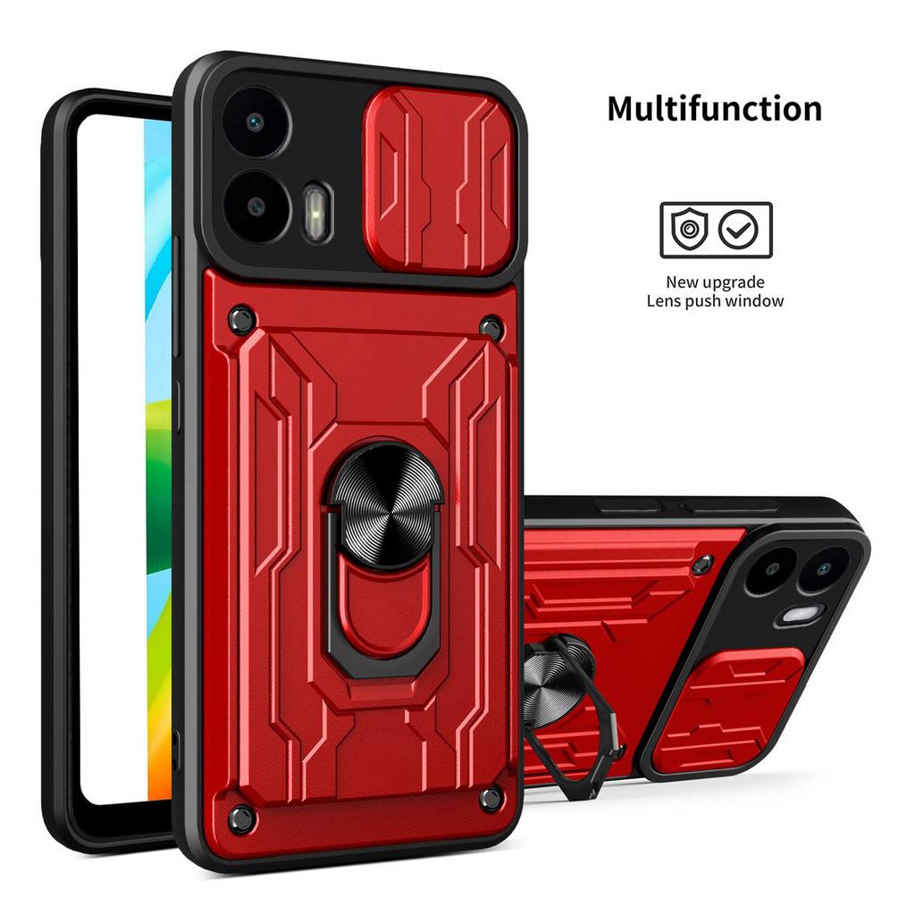 Чехол-книжка с карманом для карт и защитой камеры для Moto G35 G15 G73 E13 G72 G53 G23 G13 G32 G22 G60 G30 G10 Бронированный гибридный чехол с кольцом