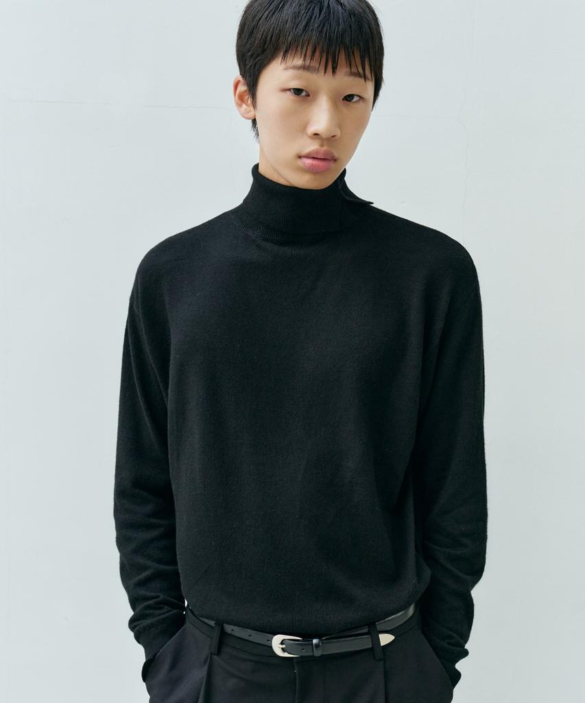 MINAV Cashmere Belle Turtleneck Knit [Mocha Brown]