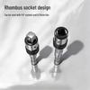 Compact Dual-Function Self-Locking Screwdriver Bit Extension Rod