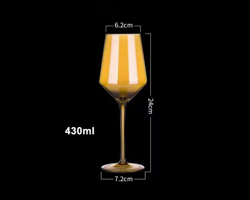 Модные гальванизированные золотые стеклянные бокалы для вина, бокалы для шампанского, бокалы для шампанского, винтажные бокалы, оригинальные коктейльные бокалы