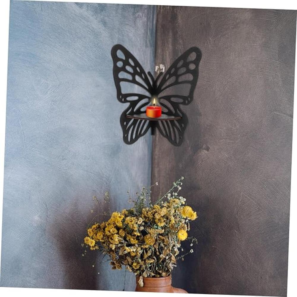 Hanging Shelf Medal Display Hanger Wooden Butterfly Stand Shelves Rack Wall Shelf Butterfly Shower Decorations Stickers Round Wall Shelf Display Shelf
