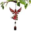 Garden Wind Chimes Angel Decorative Wind Chimes Sun Catcher Figure With Wings Relaxing Loud Sound Keepsake For Garden Patio