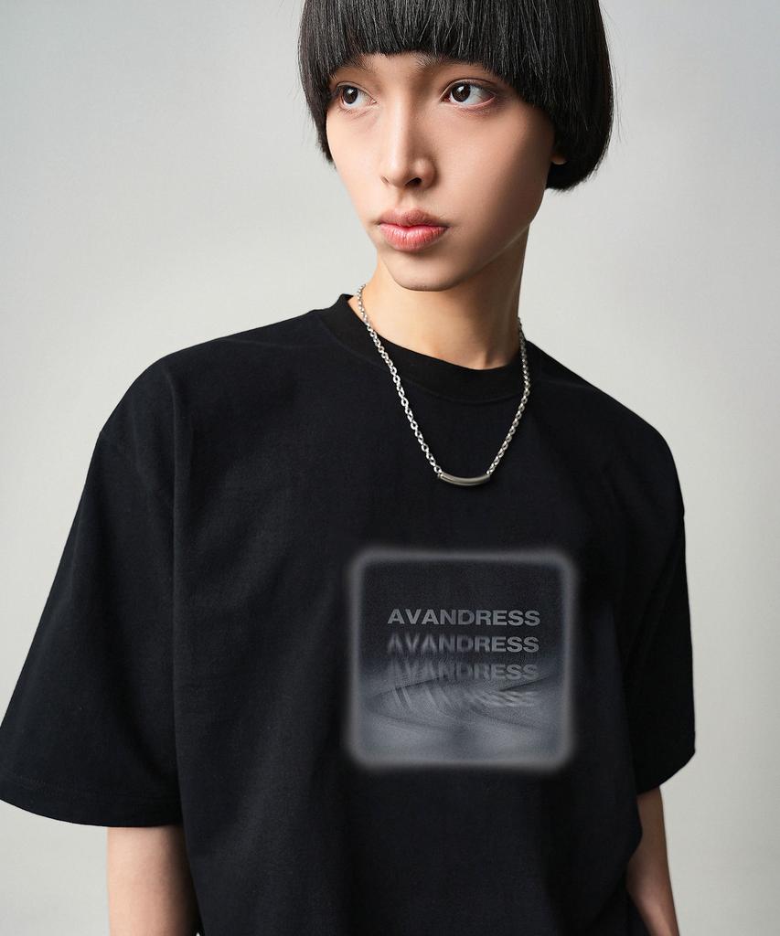 AVANDRESS 1988 Футболка с волнистым принтом - 4 цвета
