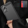 Для чехла OPPO A58 4G Чехол OPPO A58 4G Capa Новый Бронированный Бампер для Телефона Задняя Панель Ударопрочный Мягкий ТПУ Углеродное Волокно Fundas OPPO A 58 A58 4G