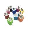 Двойное USB-зарядное устройство 2,1 А, Многофункциональная зарядная головка с зеленой точкой, Стандарт США