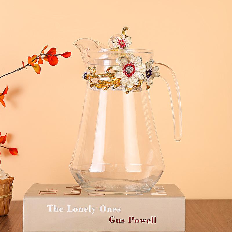 Чайная чашка из термостойкого хрустального стекла с эмалью Daisy — идеальный подарок на день рождения или праздник