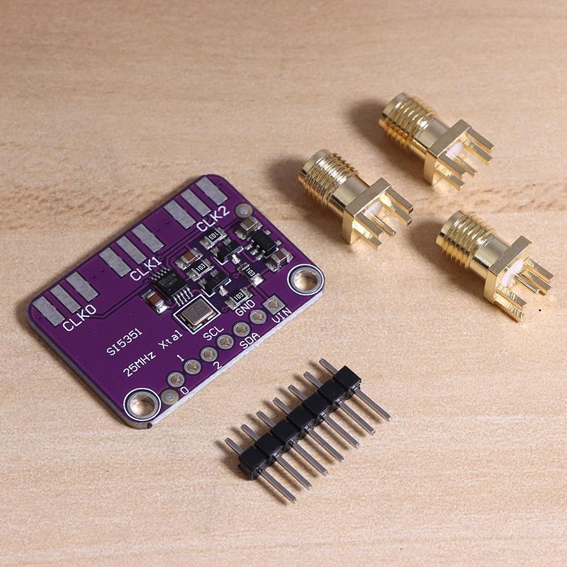 Модуль генератора тактовых импульсов Si5351 Breakout Board Генератор сигналов Si5351A Тактовый генератор 8 кГц - 160 МГц I2C