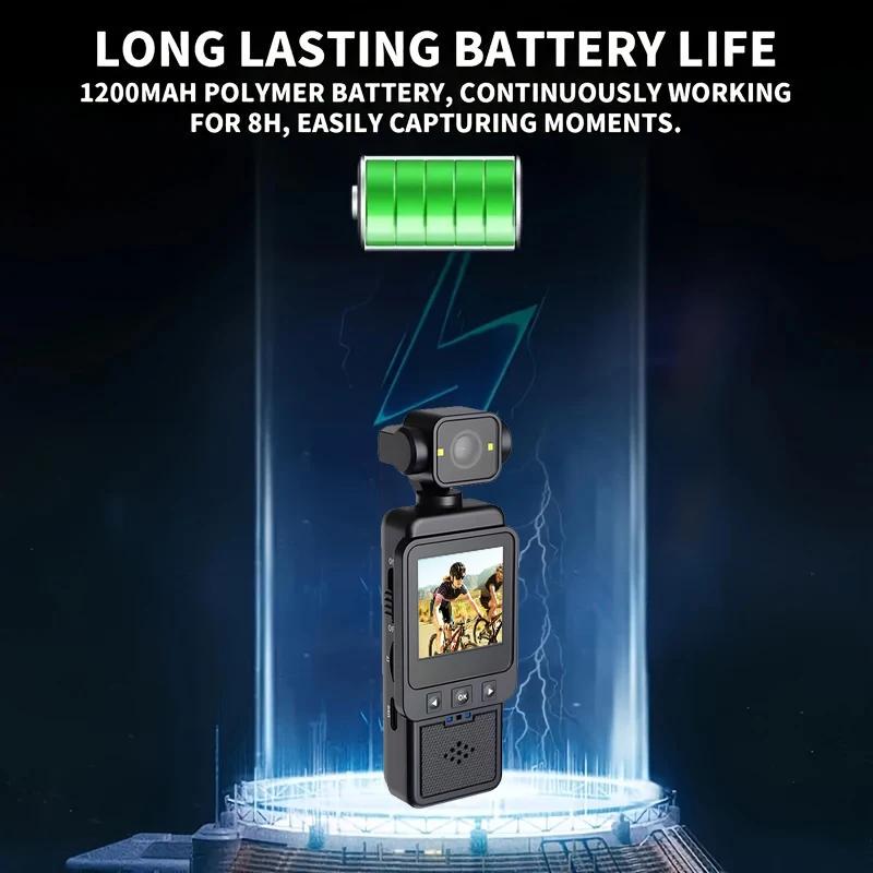 1080P HD WIFI Цифровой Видео Портативный Мини Портативный Ручной Рекордер для Правоохранительных Органов Вращающийся на 270° Объектив Камера для Занятий Спортом на Открытом Воздухе