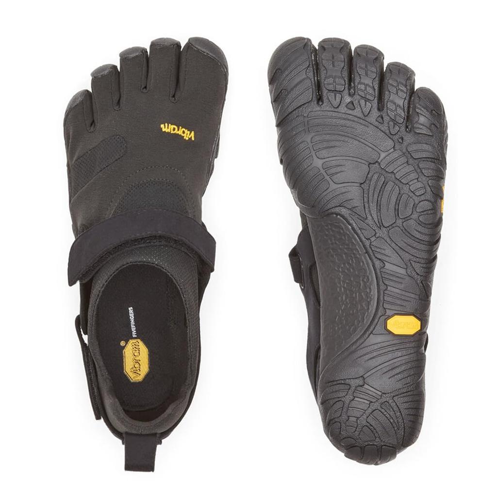 Vibram FiveFingers KMD Sport Gym Бег Простые EU37 Женские 2.0 Обувь с пятью пальцами, Фитнес, Упражнения, Дизайн, Черный, (22.5cm) [Использовал]