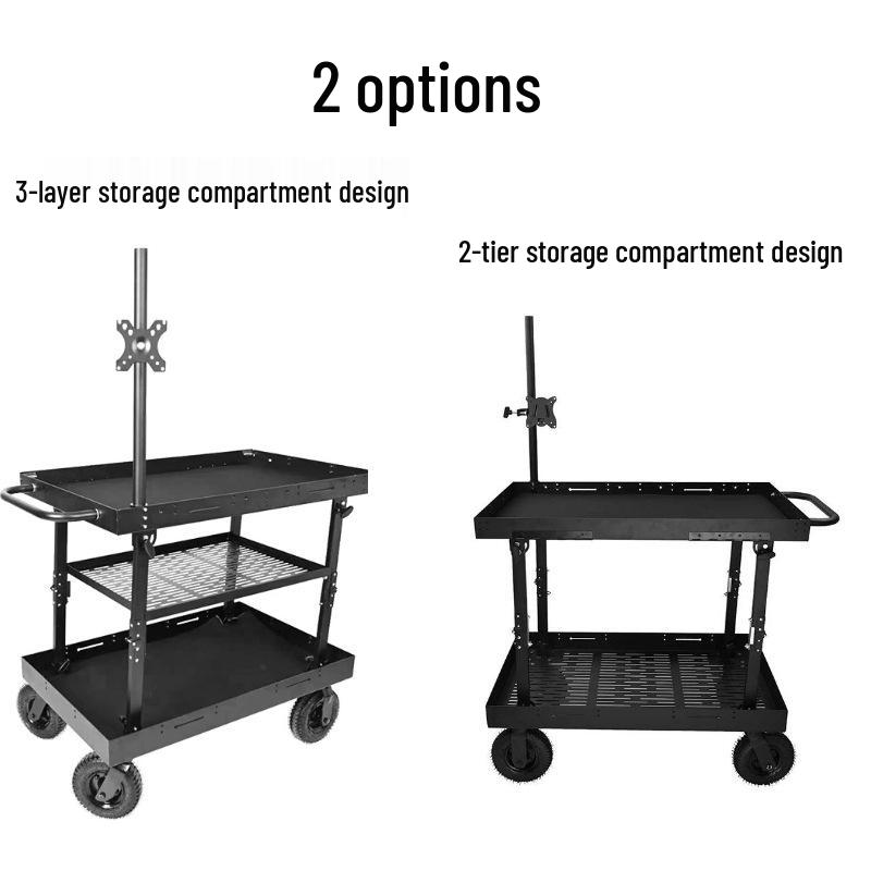 Director's Folding Tool Cart: Studio Shooting Hand Truck & Workbench
