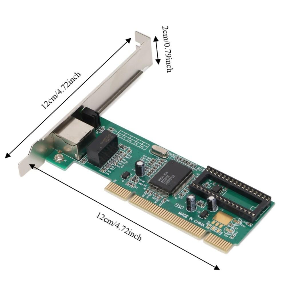 RTL8169 Chip PCI Gigabit Network Card High-Speed Transfer Gigabit Ethernet Card Desktop Computers