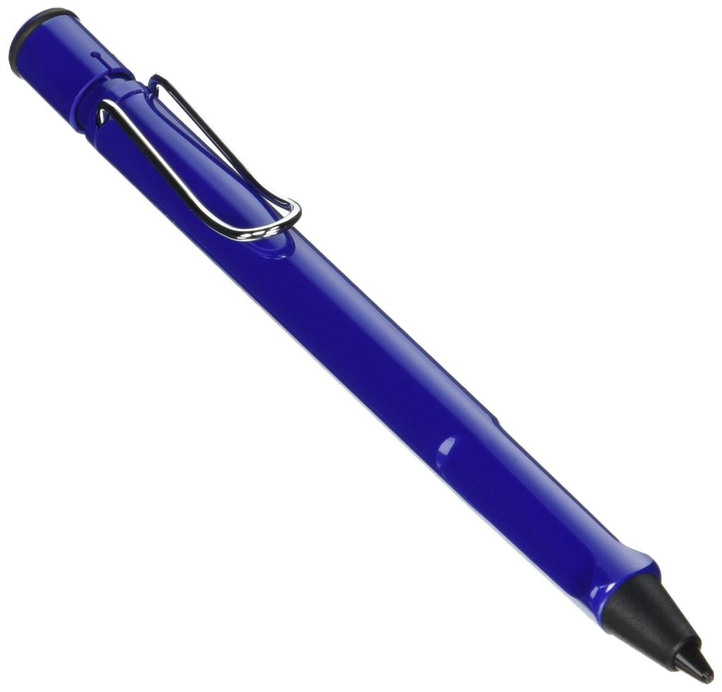 LAMY Mechanical Pencil safari ergonomic durable ASA plastic mm LAMY M 41 fine lead refill and eraser tip blue, grip, body, 0.5