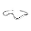 Trendy Fashion Adjustable Arc Bending Girls Opening Bangle Jewelry Simple Bracelet Women Gift