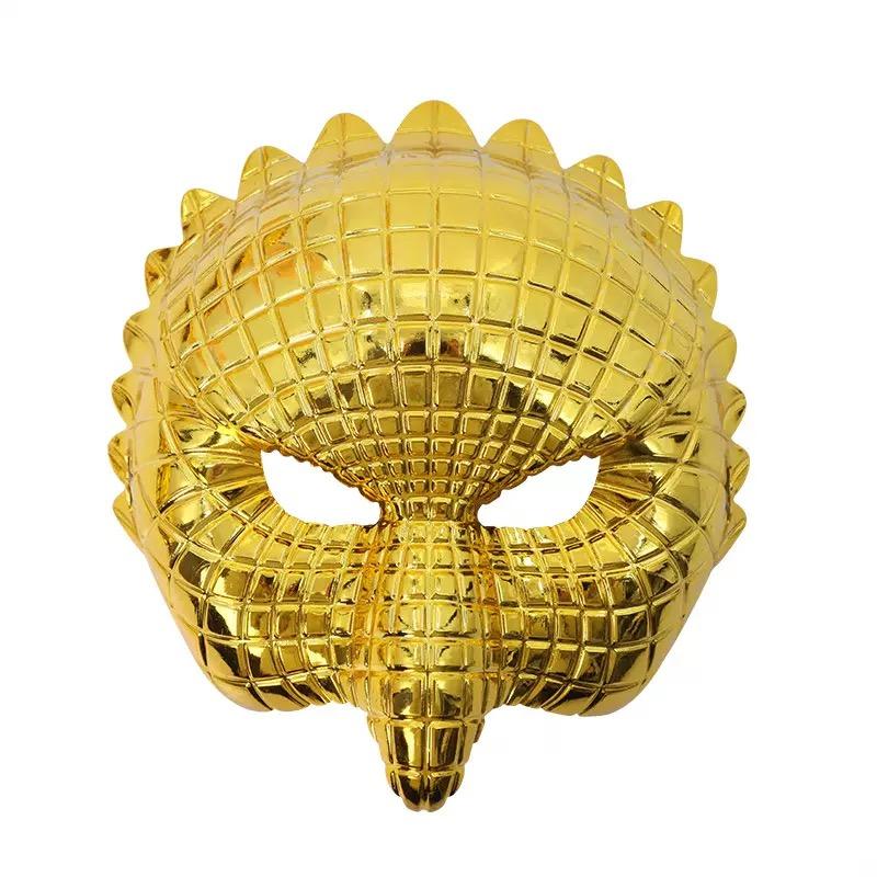 Golden animal masks, Halloween and carnival party costumes and props