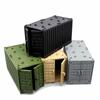 MOC Military Container Building Blocks Box Toys for Boys WW2 War Base Technical Bricks Creative DIY Juguete Bloques Brinquedos