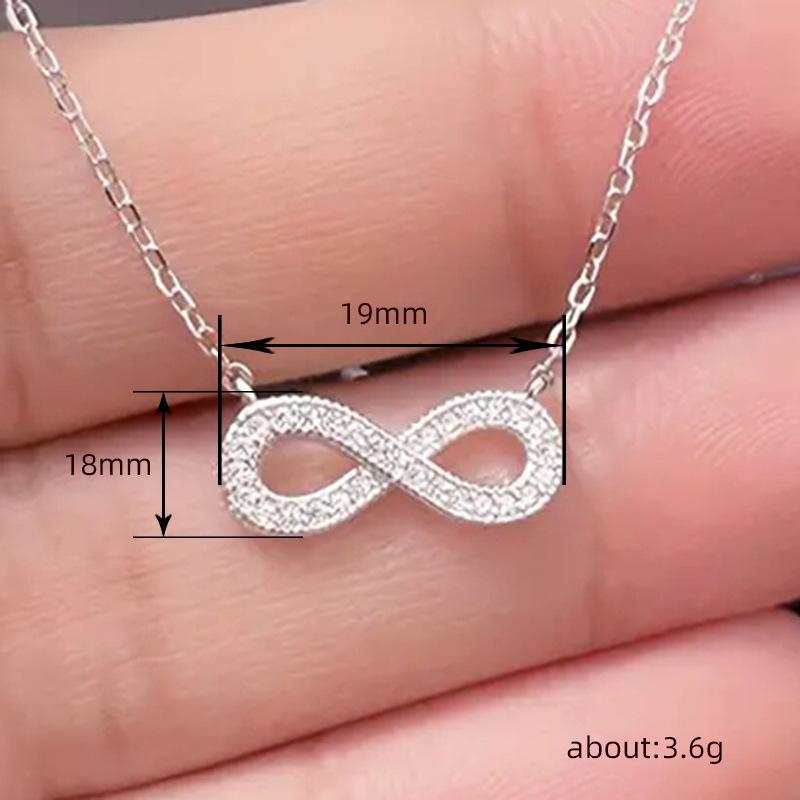 Usmobi Ring Pendant Necklace, Micro-Inlaid Zircon Neck Chain, Daily Exquisite Jewelry.