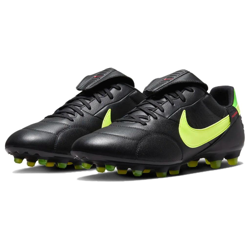 Nike Кроссовки унисекс Premier 3 Low FG Black Green Strike Ярко-Малиновый Volt HM0265-008