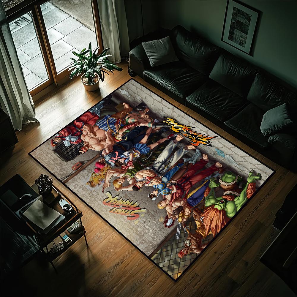 Game S-Street Fighter small carpet Bedside Kitchen Bath Living Home House Bedroom Floor Mat Doormat Large Carpet Rug Decoration