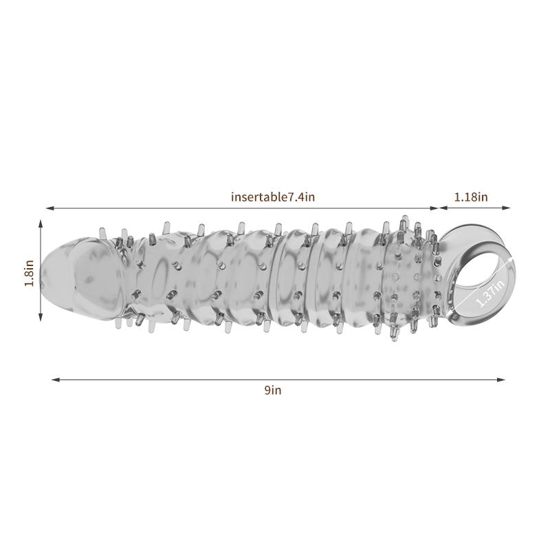 Cock Ring Penis Sleeve Penis Enlargement Granule Clitoris Stimulate Delay Ejaculation Penis Ring Erotic Sex Toy For Men Sex Shop