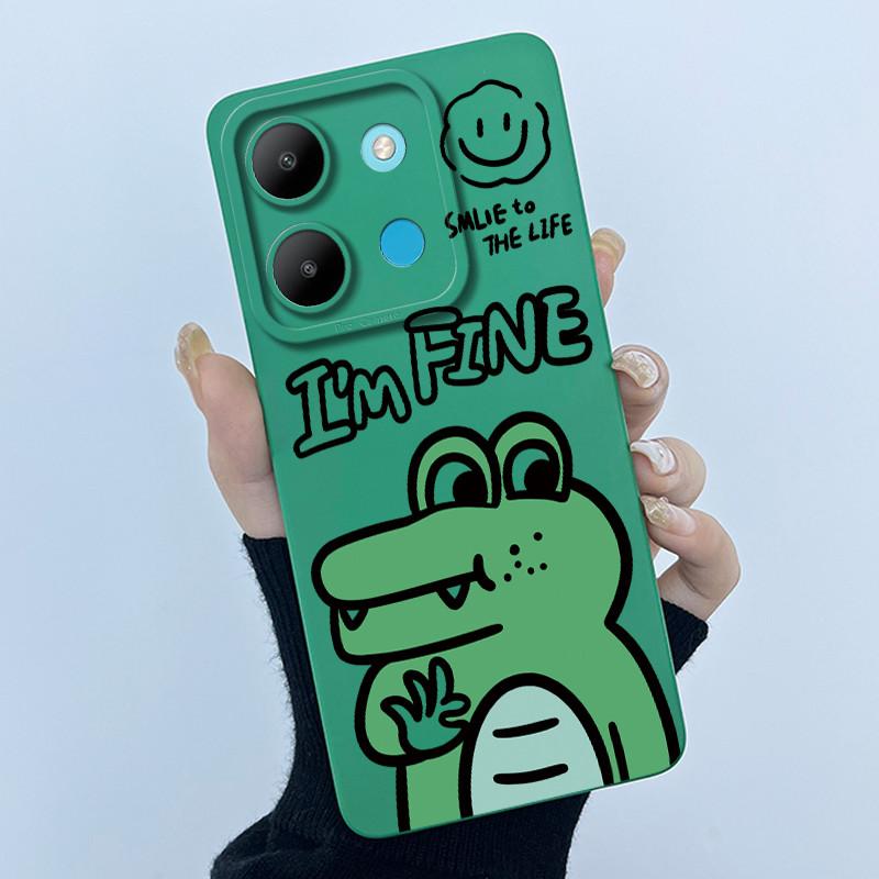 Чехол для телефона Infinix Smart 7 Plus X6517 Smart 7Plus Мягкий силикон Чехол Сладкий Милый Забавный Крутой Печать Защитная задняя крышка