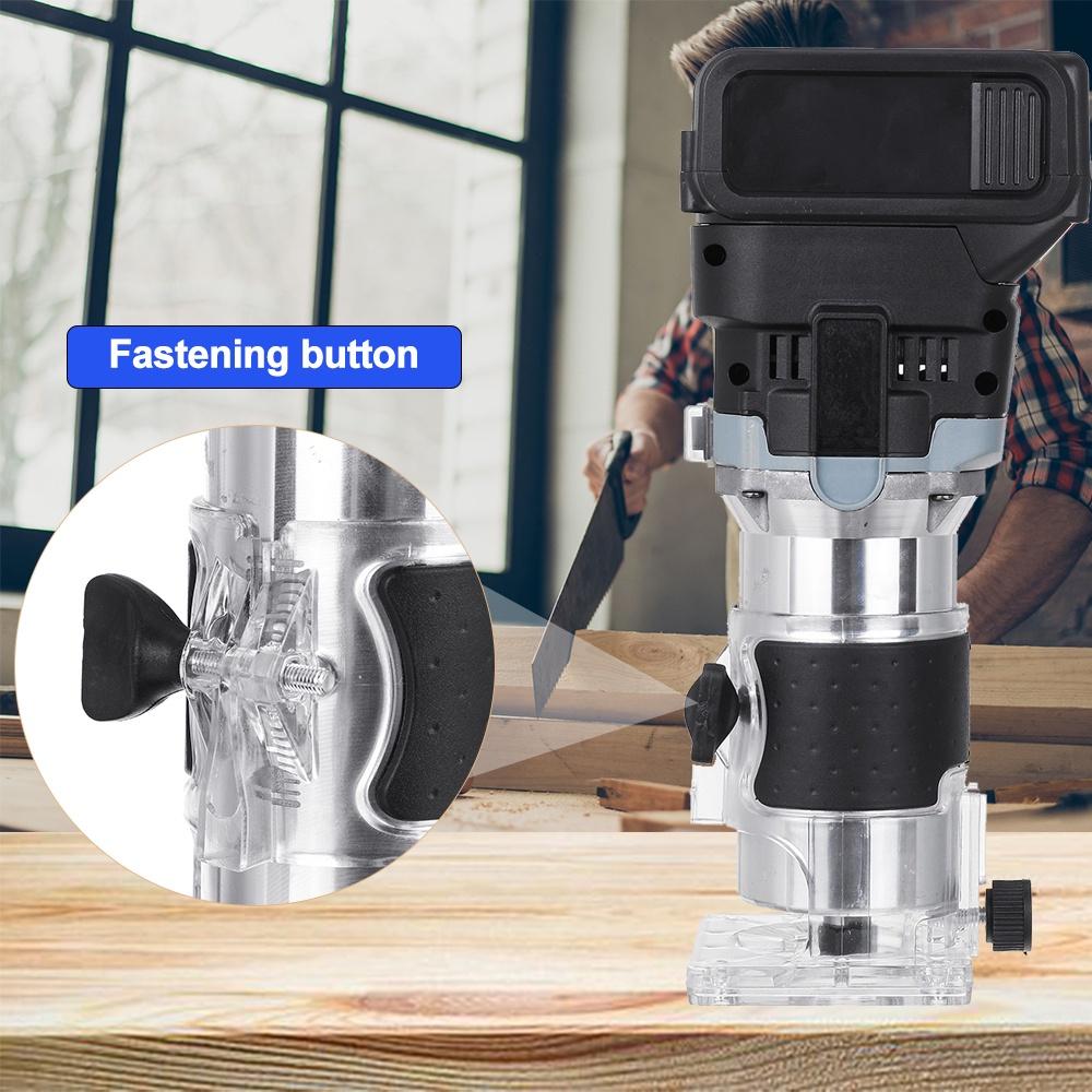 6-ступенчатый бесщеточный аккумуляторный электрический триммер, фрезерный станок по дереву, гравировальный станок, фрезерный станок по дереву для Makita 18 В