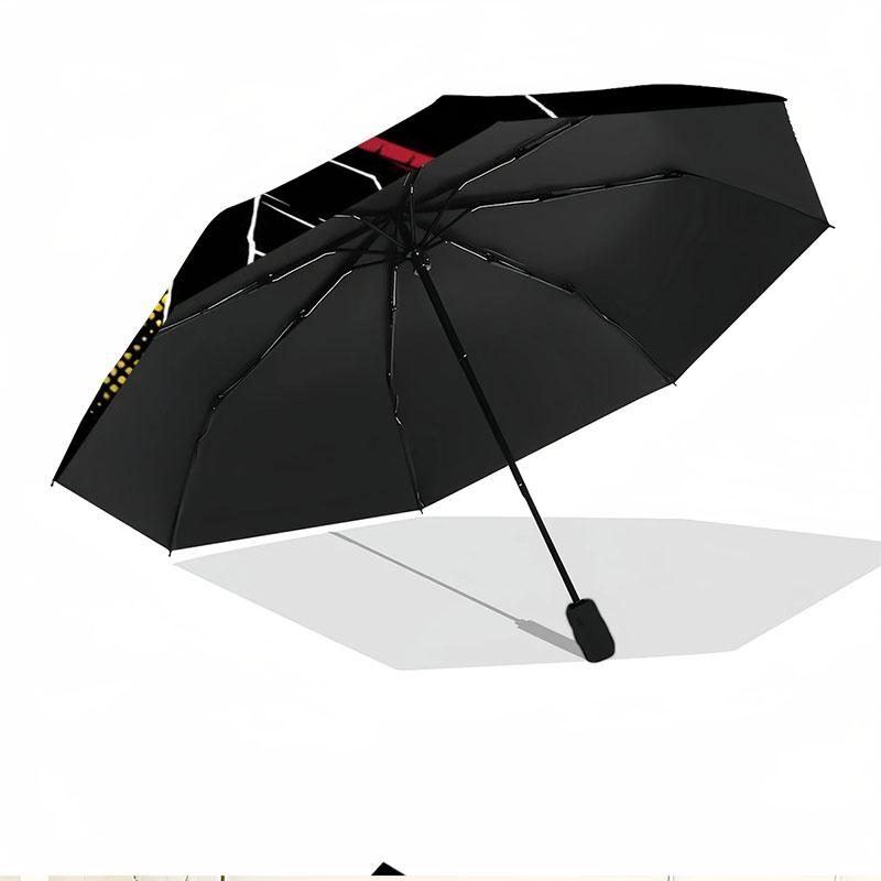 Knight Rider Print Automatic Open Close Umbrella, Portable Foldable Umbrella, for Outdoor Commute Camping Trip, Ideal Birthday Gift